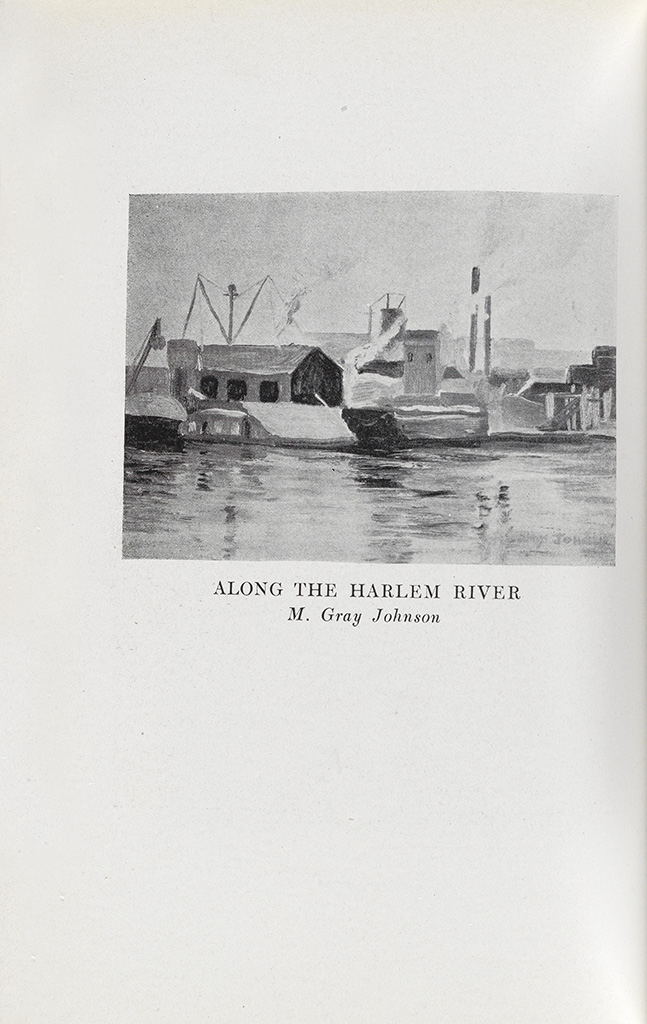 MALVIN GRAY JOHNSON (1896 - 1934) Along the Harlem River.